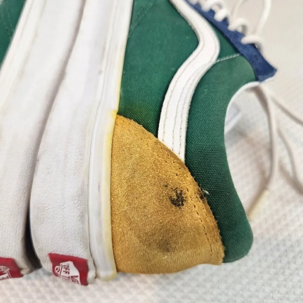 VANS Yacht Club Old Skool Primary Color Block Tennis Shoes Mens Size 9 Sneakers